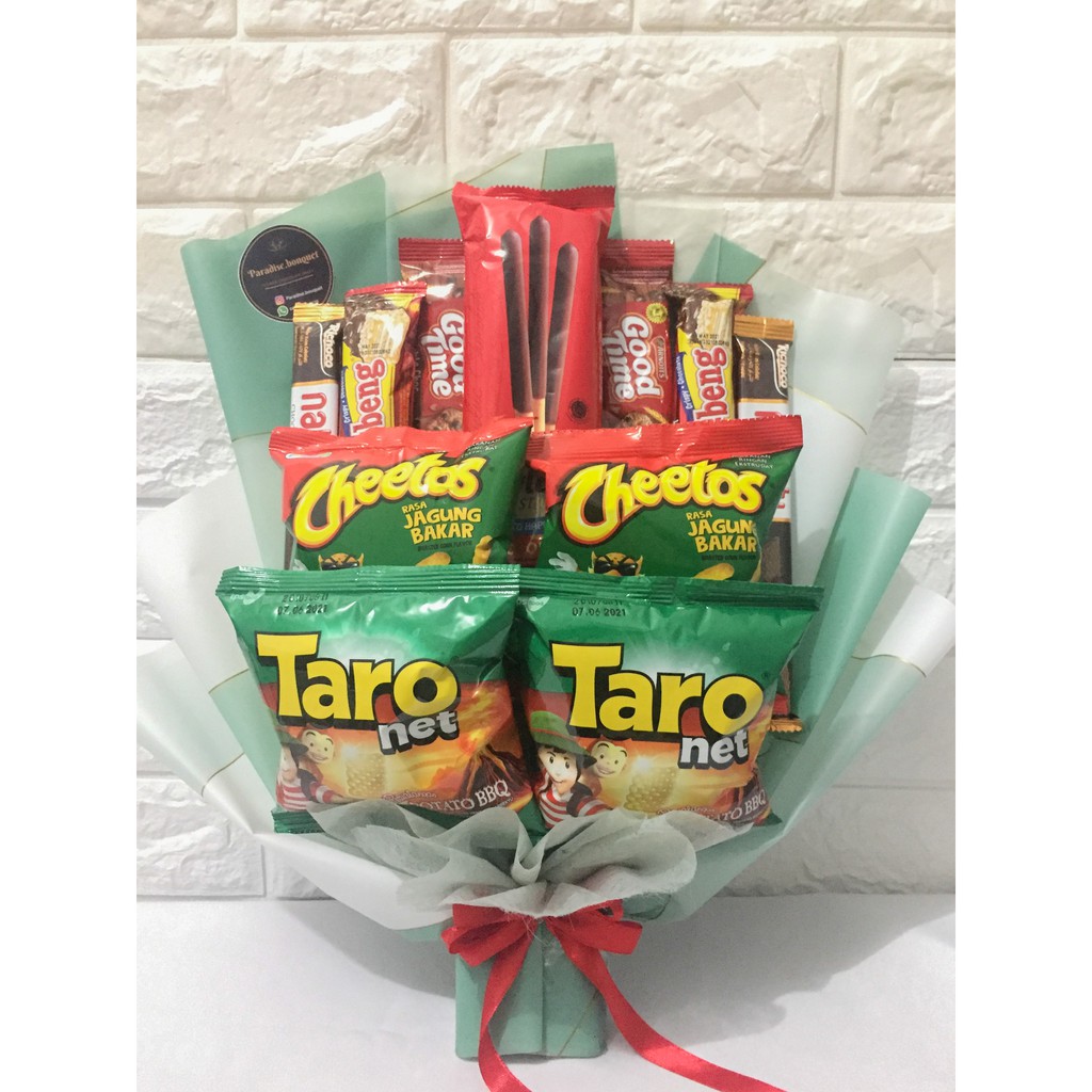 

READY STOCK Bouquet Snack, Hand Bouquet Premium