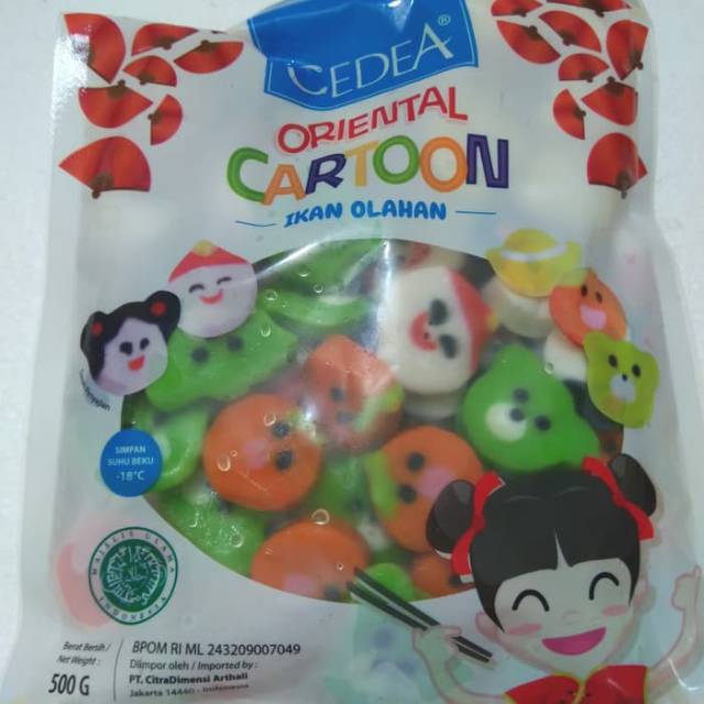 

CEDEA ORIENTAL CARTOON 500 GR / BASO BENTUK KARTUN ORIENTAL