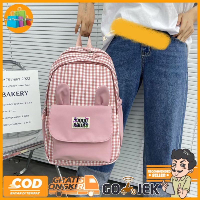 Tas Ransel Anak Sekolah Backpack Fashion Wanita Tas Anak Perempuan Tas Sekolah Anak SD SMP SMA 04