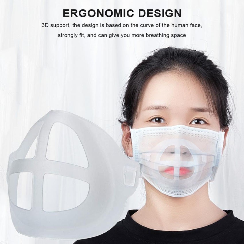 Penyangga Masker 3D Bracket Mask Ventilasi Hidung Penahan Anti Sesak