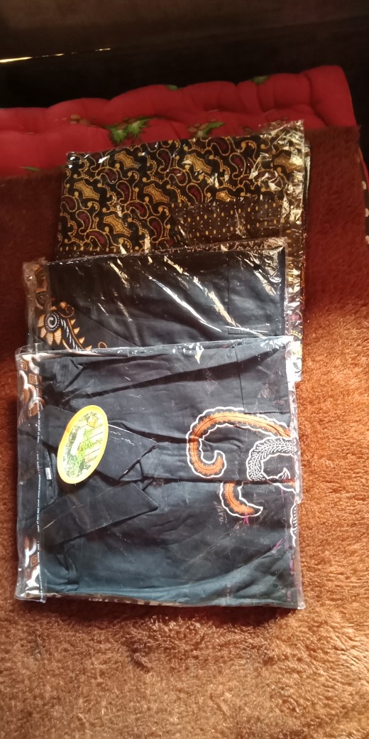 Bswart Batik Hrb026 Kenongo Hem Pendek Padi Pekalongan M L Xl Batik Pria Murah Modern Grosir Batik