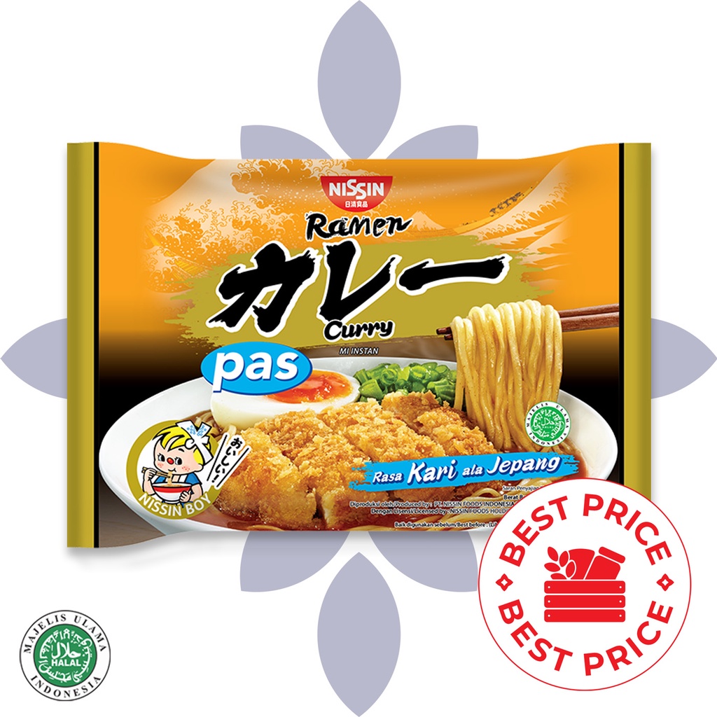 NISSIN - RAMEN CURRY KARI JEPANG - 76 GR (PORSI PAS)