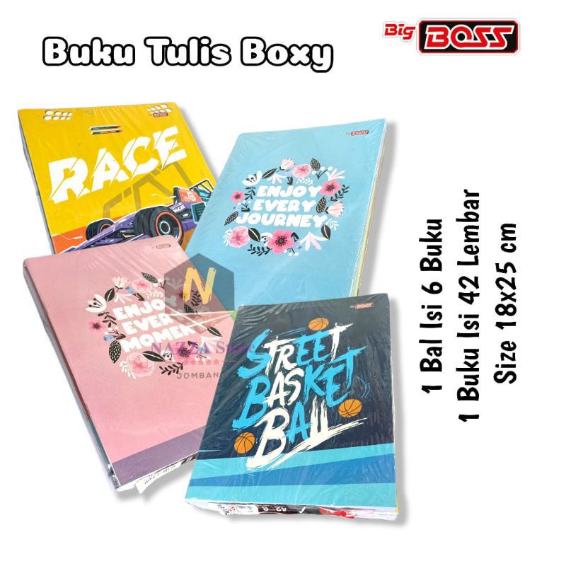 Buku Tulis BOXY MAXY B5 Pack