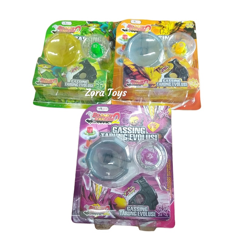 Mainan Anak Gangsing Dragon Warior