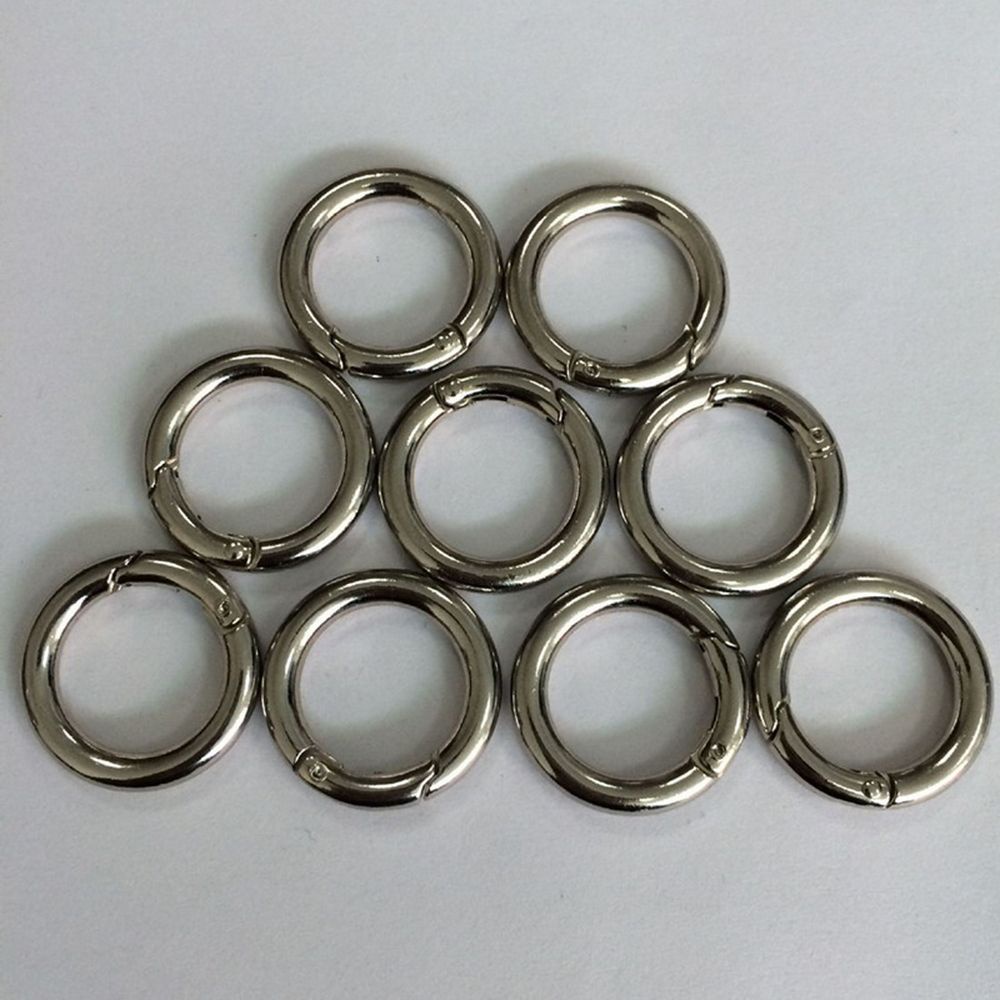 QUINTON Outdoor Hook 5Pcs/Lot Backpack Circle Buckle 28 Mm Key Chain Ring Round Alloy Hiking Camping