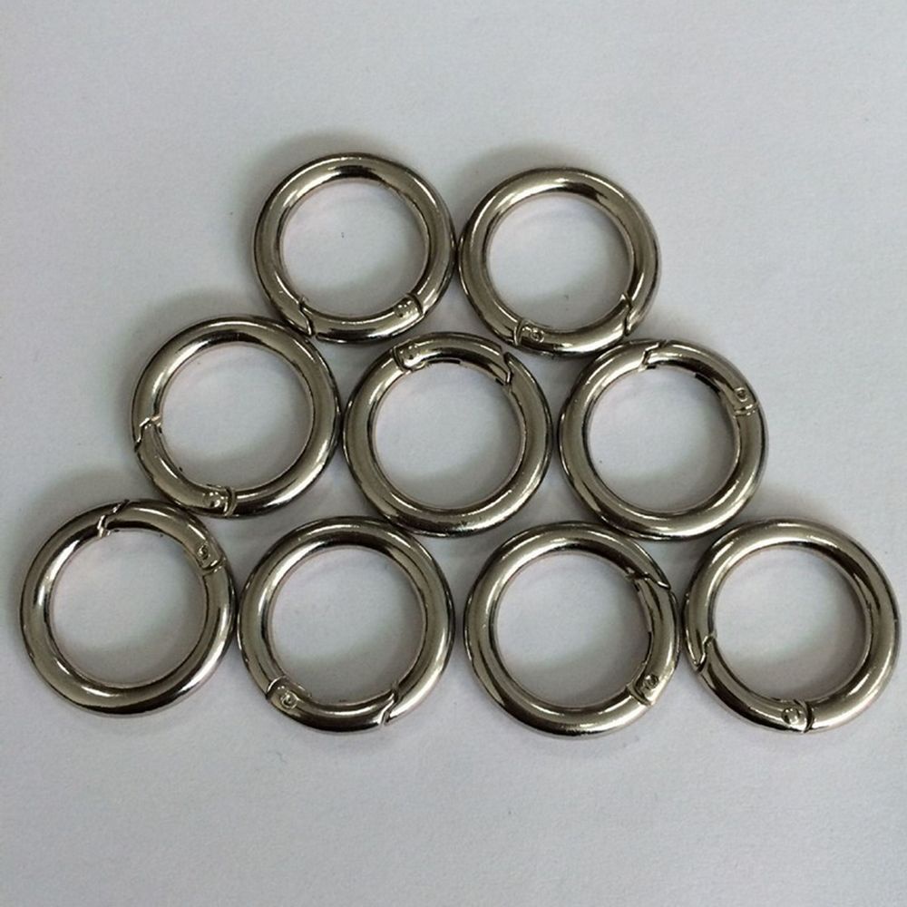 QUINTON Outdoor Hook 5Pcs/Lot Backpack Circle Buckle 28 Mm Key Chain Ring Round Alloy Hiking Camping