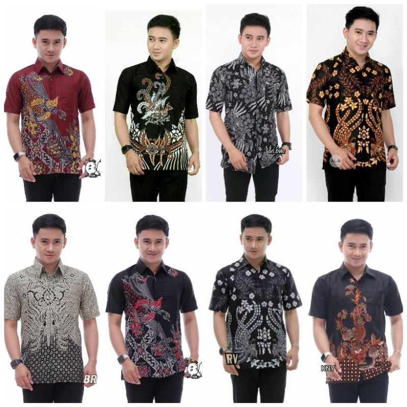 batik kemeja lengan pendek panjang umur