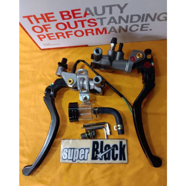 MASTER REM BREMBO IZUMI PLUS DUDUKAN SPION KANAN DAN KIRI SINGLE MASTER BUAT RUBAHAN SEMUA MOTOR UNI