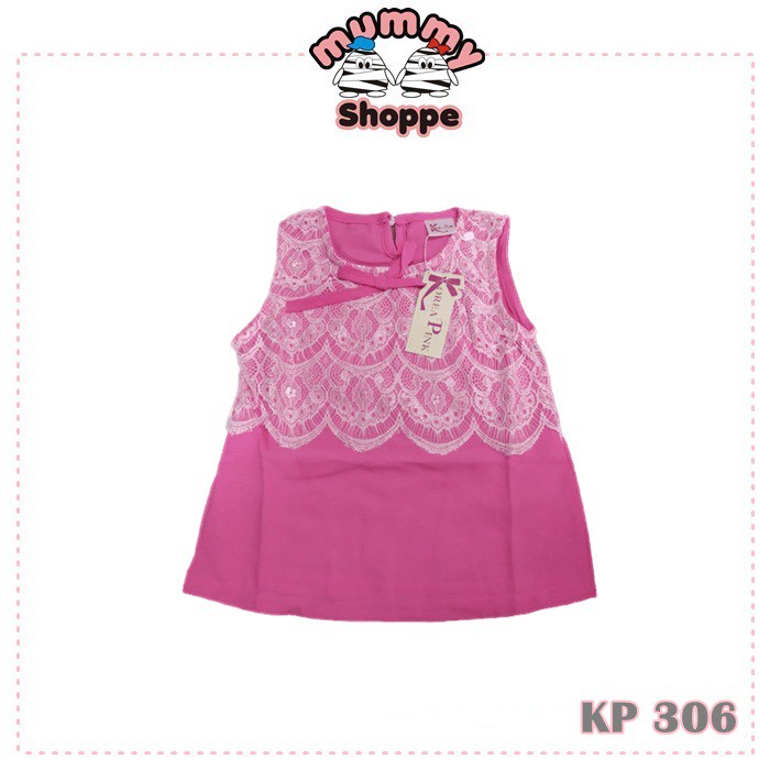 Baju Anak Perempuan Setelan KP 306 RENDA PINK