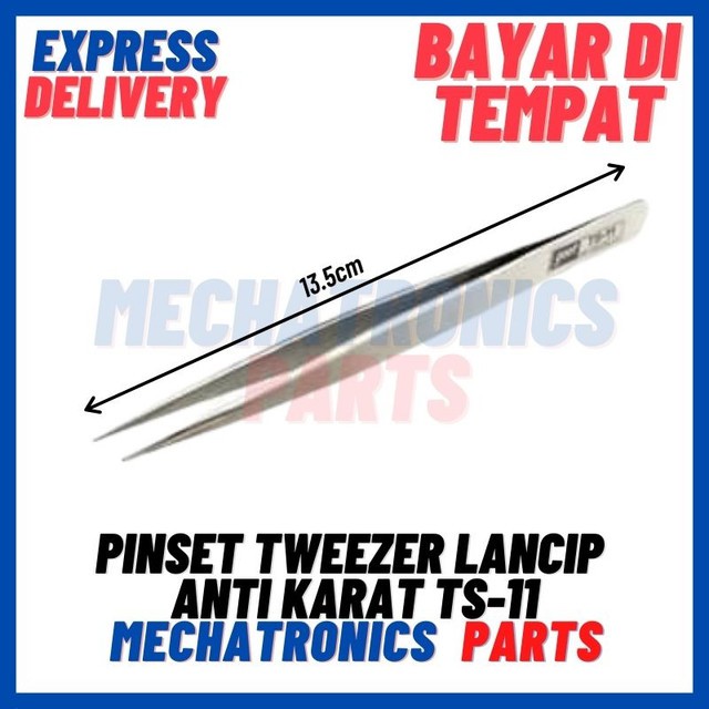 [SOC-9103] PINSET TWEEZER LANCIP ANTI KARAT TS-11