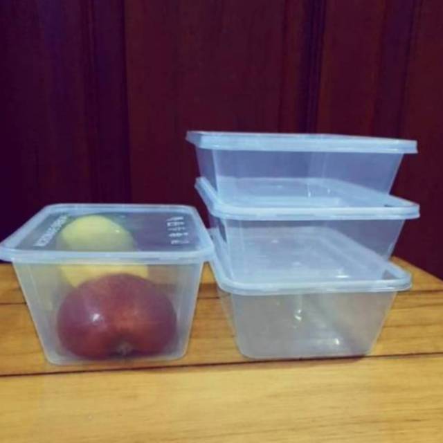 Thinwall persegi 1000ml 10set/Food container BOX/tahan freezer & microwave/OTI Pack