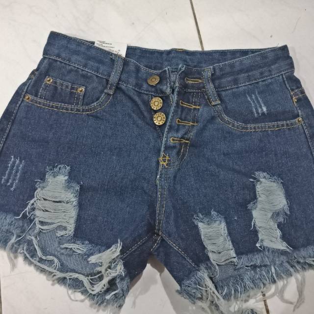 Short pants denim dan hitam