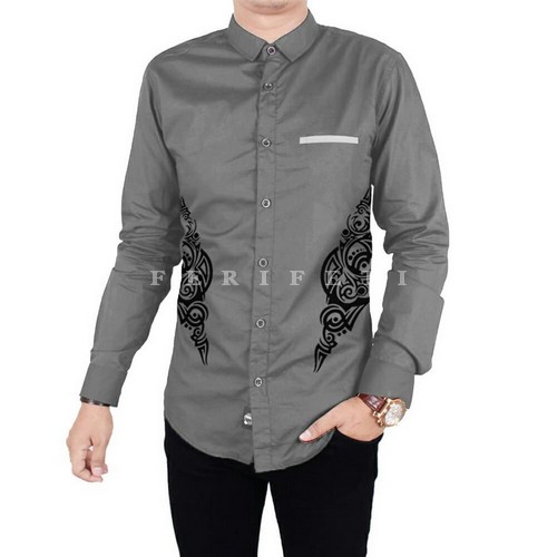 Koko Dewasa Premium Lengan Panjang Nibras Nk 072 Nk 72 Nk72 Nk072 ZH684 Kem Koko Putra Abu [Pakaia