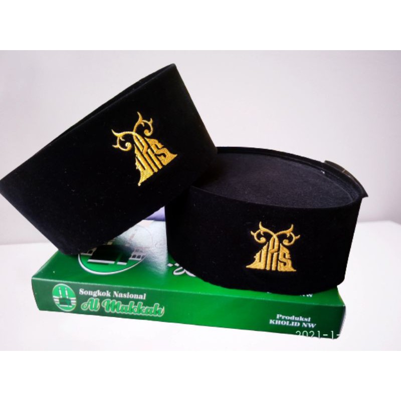 Peci Songkok Logo UAS /Kopiah Songkok Hitam UAS / Az-Zahir