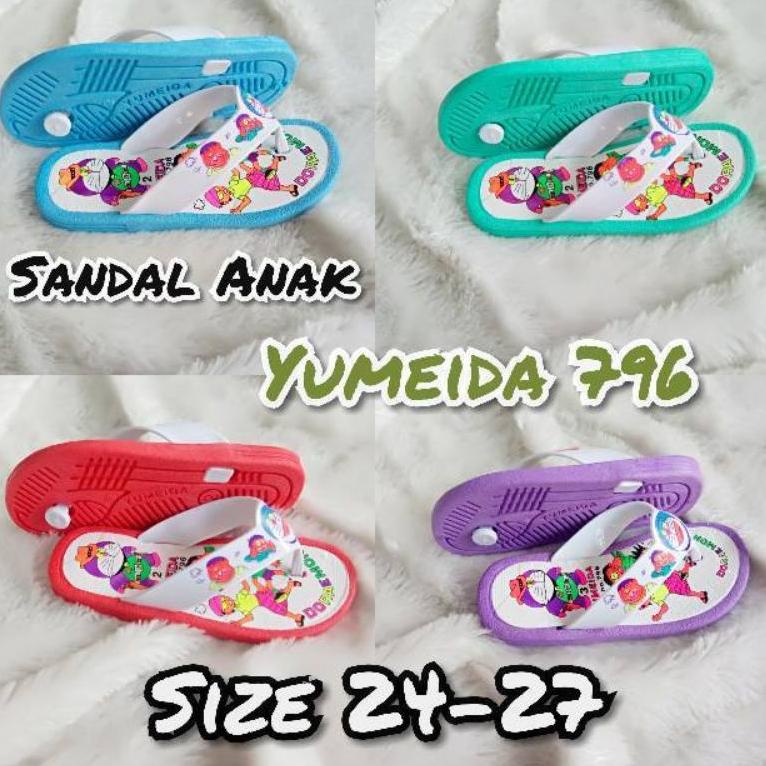 [Art. 7539] Sandal Jepit Doraemon Yumeida / Sandal Jepit Model Jadul / Sandal Jepit Anak Laki2 & Ana