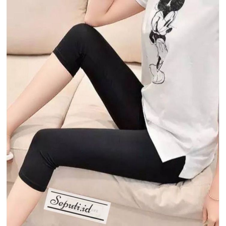 Legging Pendek 3/4 Bahan Spandek Premium By Seputi