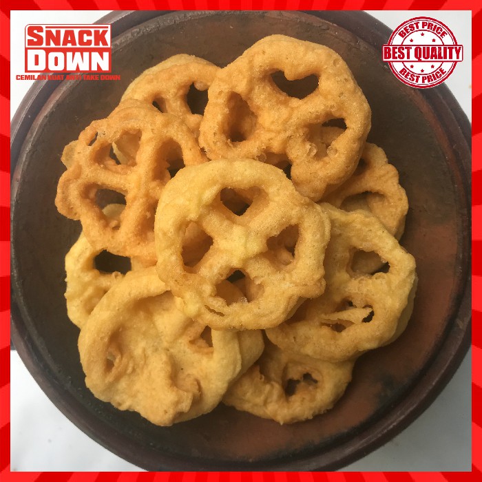 

KEMBANG GOYANG 250 gram / JAJANAN / SNACK / MAKANAN RINGAN / KRUPUK / CEMILAN
