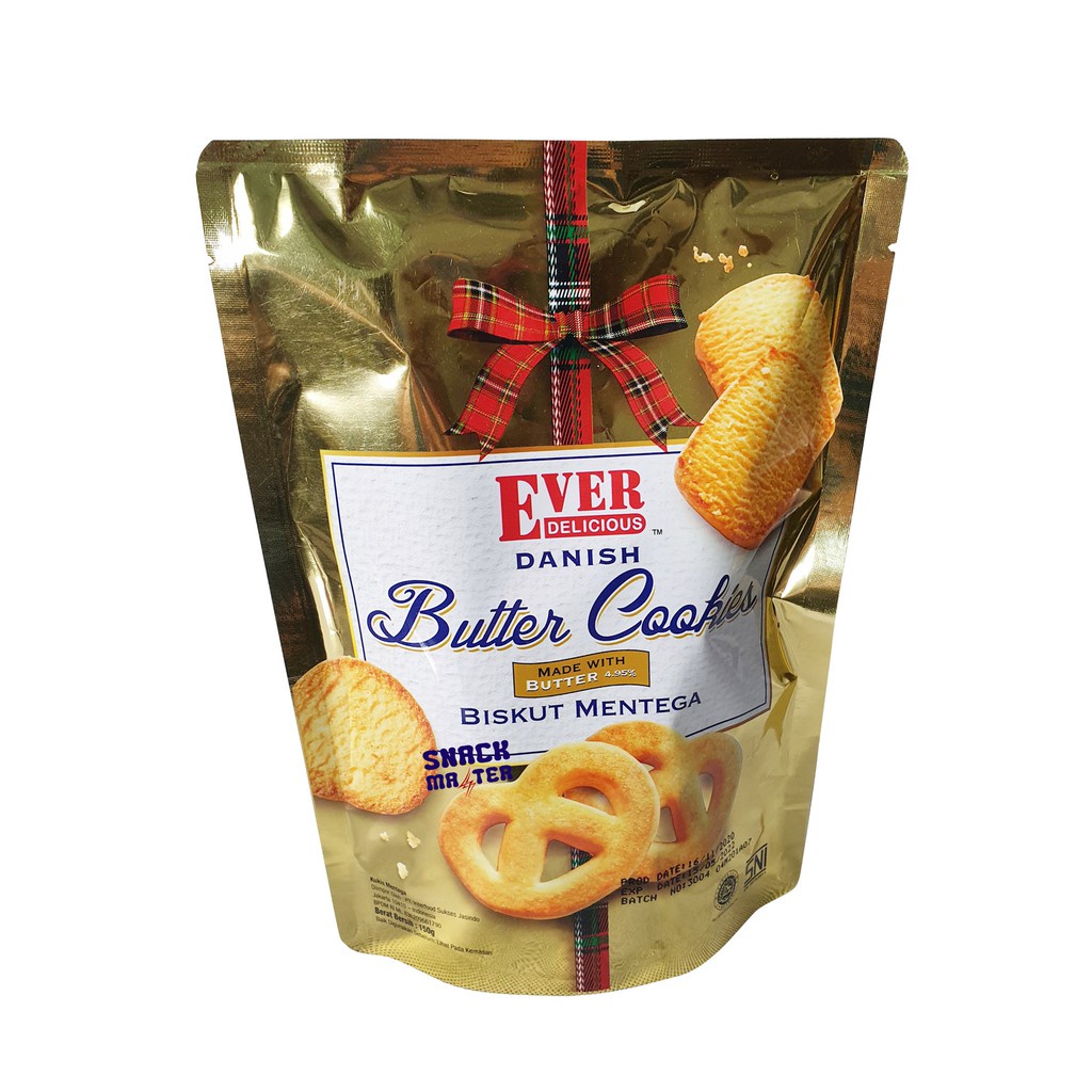 

Ever Delicious Danish Butter Cookies 150gr Biskuit Mentega Camilan