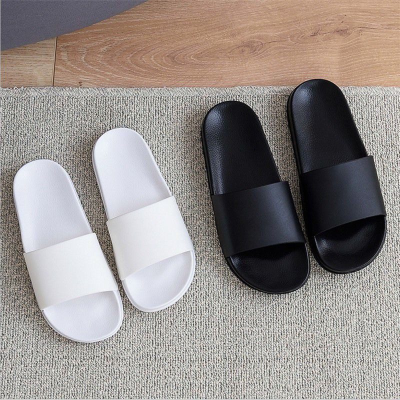 Sandal Slop Sandal Slide Polos Pria Cervo Anti Slip Eva Phylon Rubber Hitam