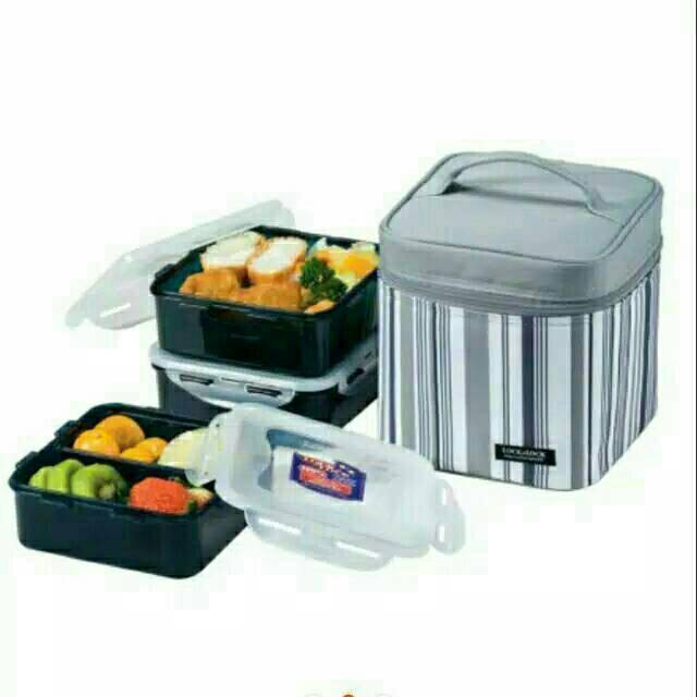 Lock n Lock Family Lunch Box 3 pcs Kotak bekal