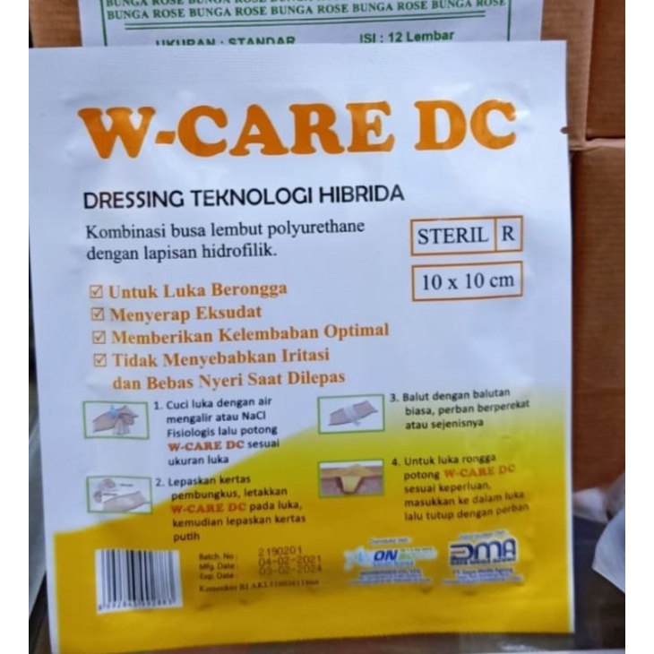 W CARE DC / W CARE AH / W-CARE DC / W-CARE AH / Foam DRESSING TEKNOLOGI HIBRIDA