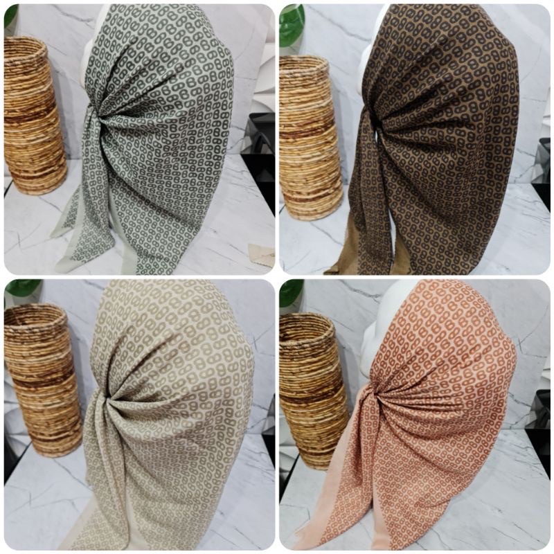 HIJAB SEGIEMPAT voal denai premium