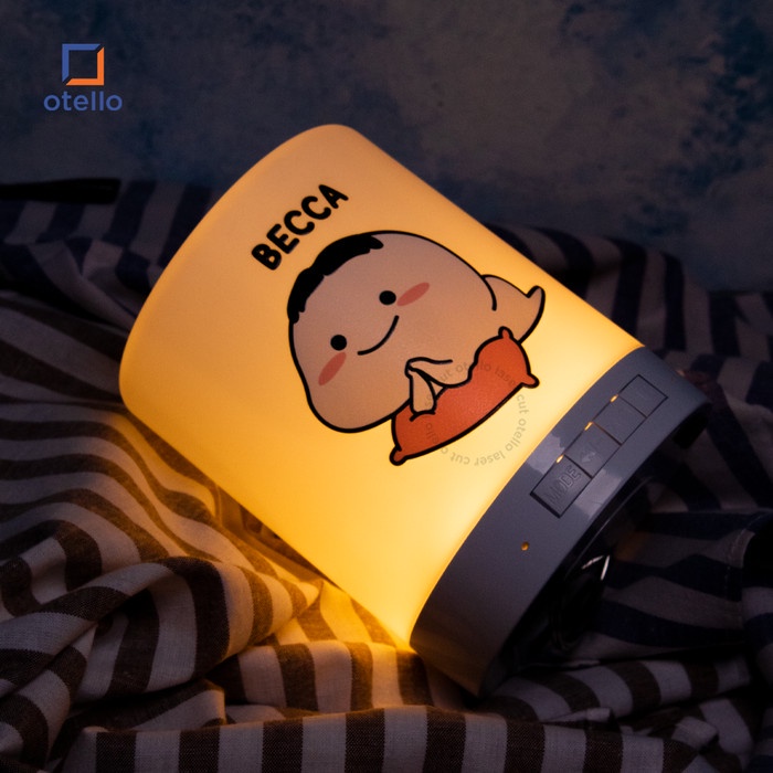 Custom Touch Lamp Speaker Bluetooth Lampu Tidur Hadiah Gift Kado Unik