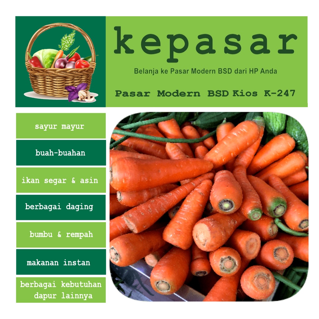 

Wortel Brastagi 250 g