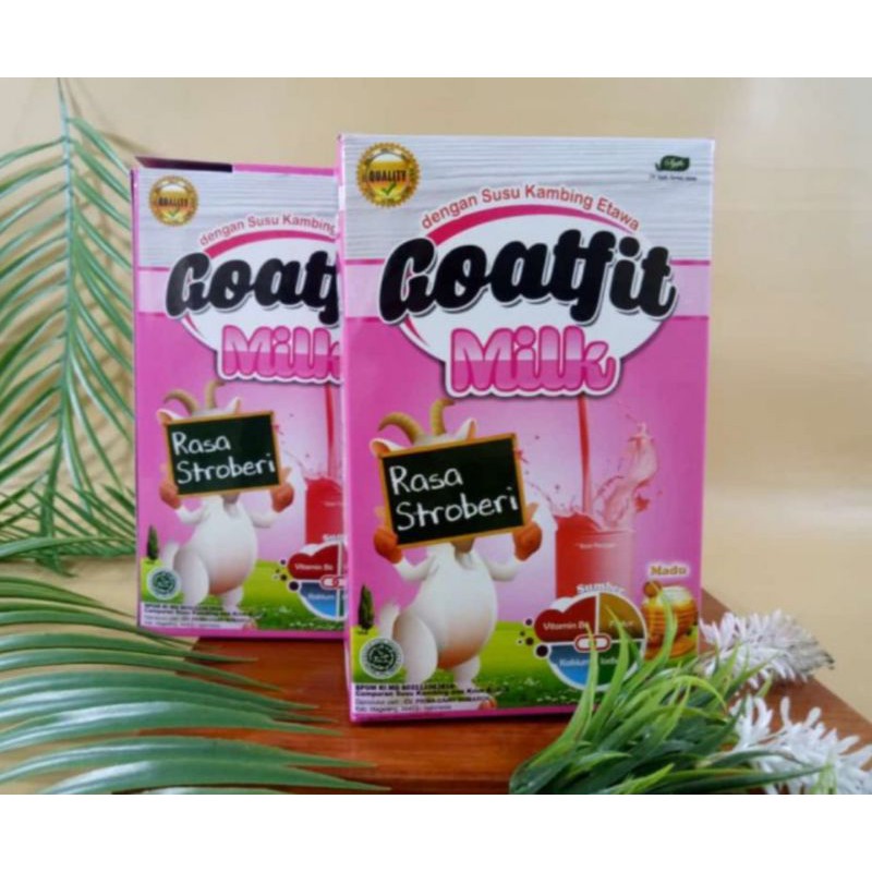 

Susu Kambing Etawa GOATFIT Milk Stroberi