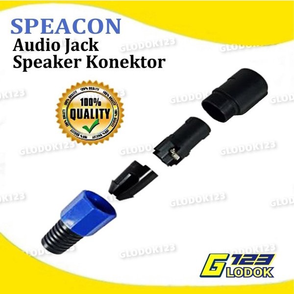 Jack Soket Konektor Audio Speakon Spicon Spikon Speaker Male Female