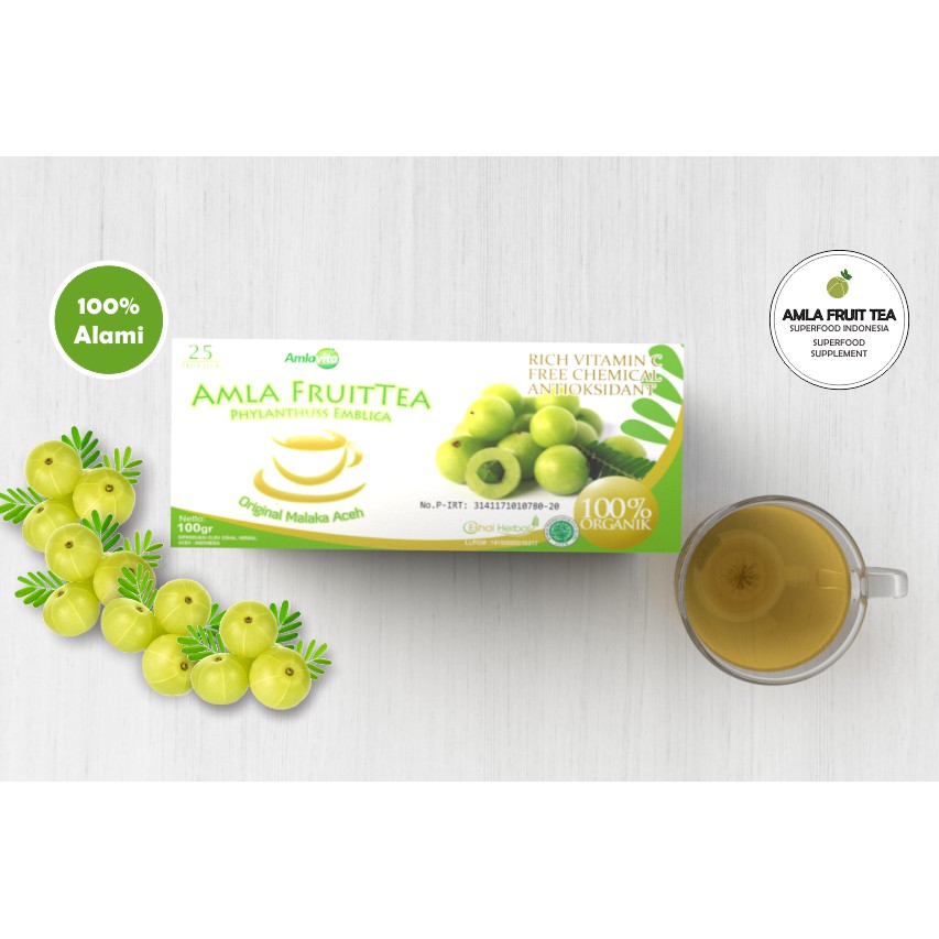 

AMLA FRUIT TEA TEH HERBAL PREMIUM UNTUK TURUNKAN KADAR KOLESTEROL DAN MENJAGA DAYA TAHAN TUBUH