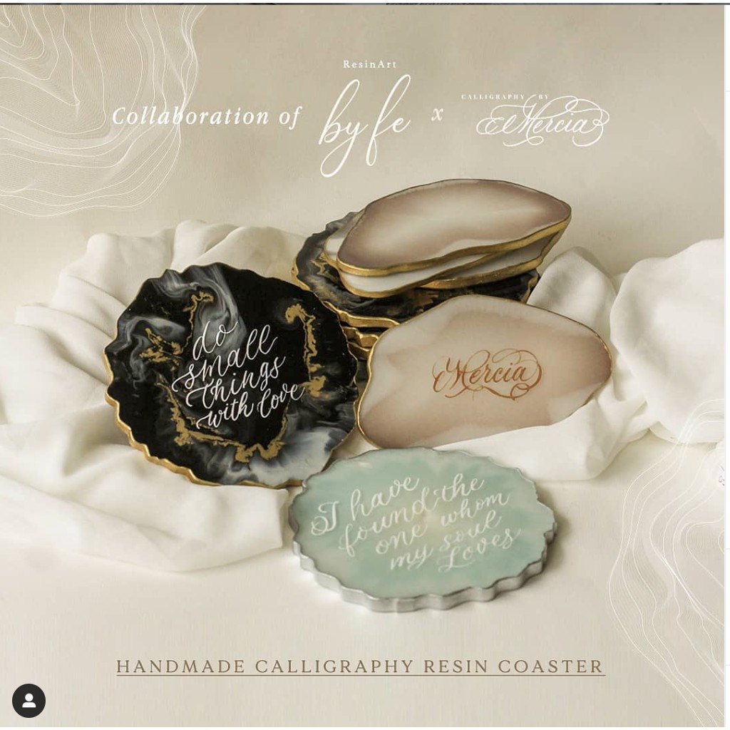 COASTER TATAKAN GELAS LILIN DEKORASI HOME DECOR