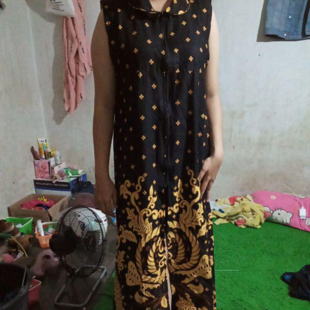 New Arrival Outerwear Batik Longcardy Zipper Resleting Depan Pakaian Batik Wanita Sedia