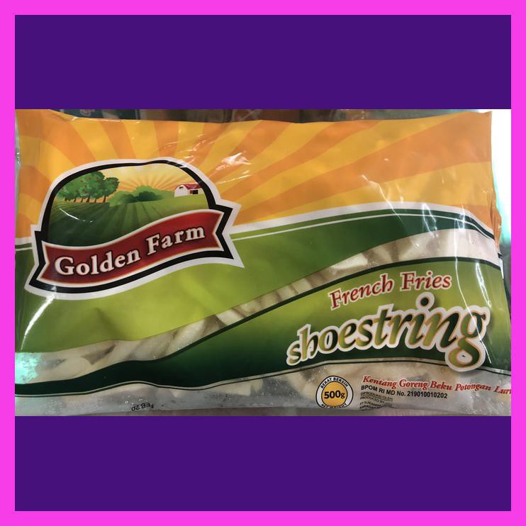 

KENTANG GOLDEN FARM SHOESTRING 500GR ( CEK HARGA GROSIR )