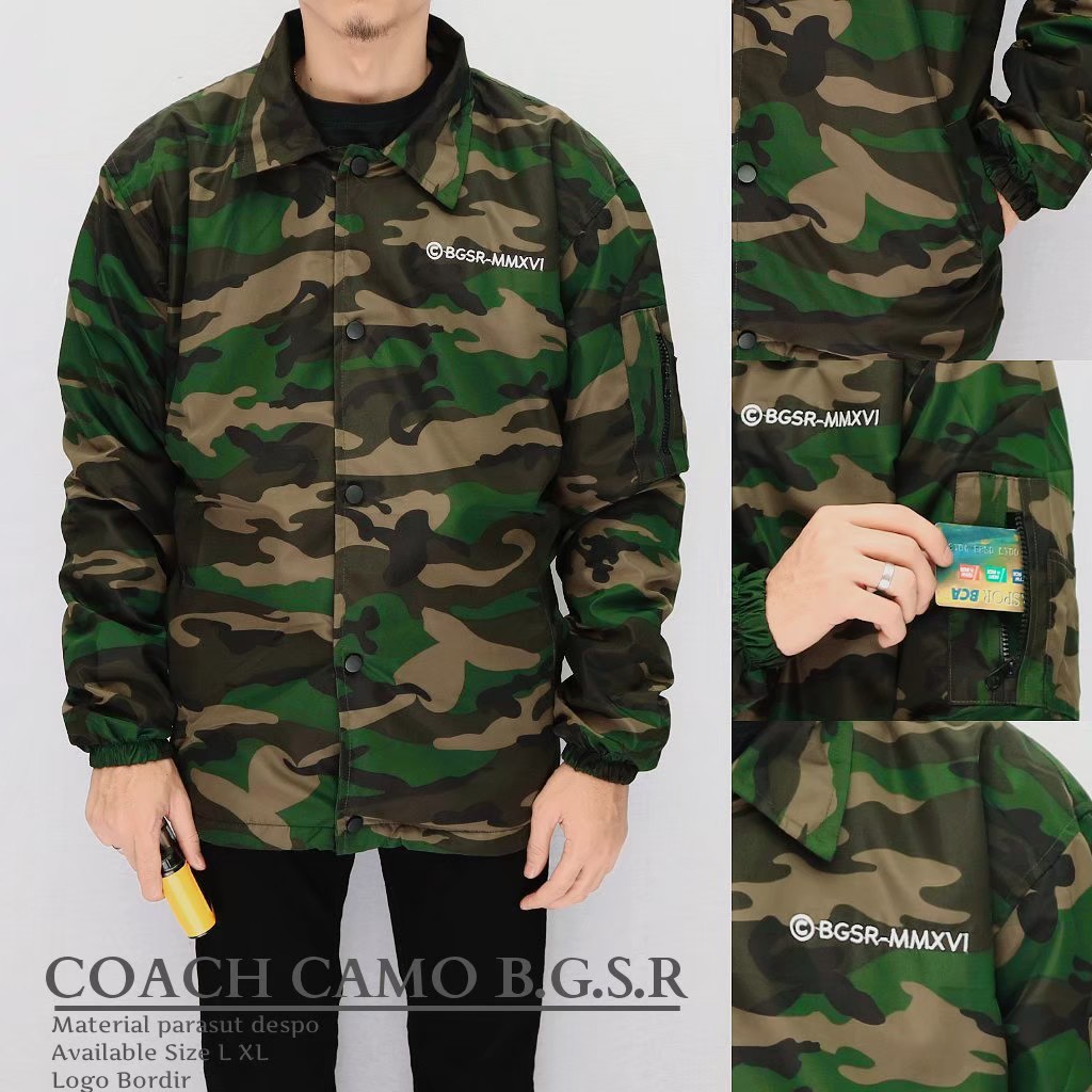 Jaket Camo BGSR Ori / Jaket Loreng Ori BGSR