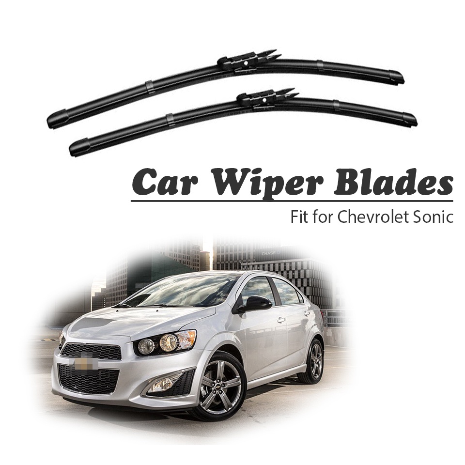 1 Set Karet Wiper Kaca Depan Mobil Untuk Chevrolet Sonic 2016 2015 2014-2011