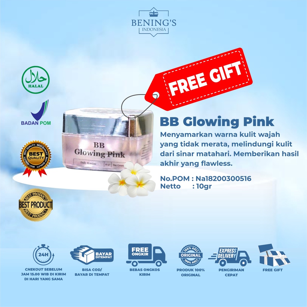 BB GLOWING PINK BENING SKINCARE DR. OKY PRATAMA