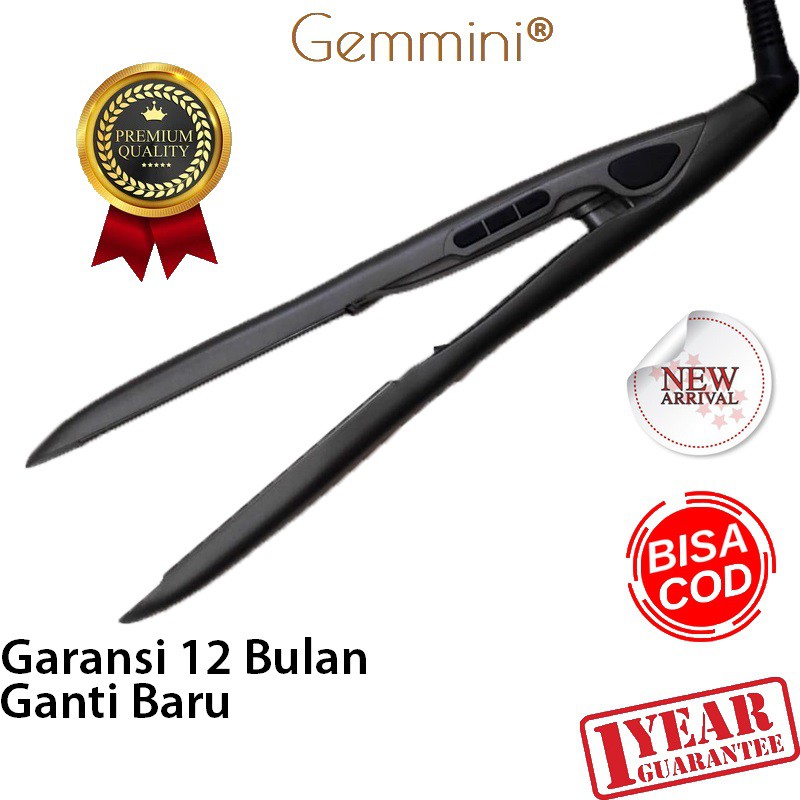 Catok 2in1 High End Gemmini GM26 Digital Catokan Pelurus Pengeriting Rambut Kualitas elite 2 in 1