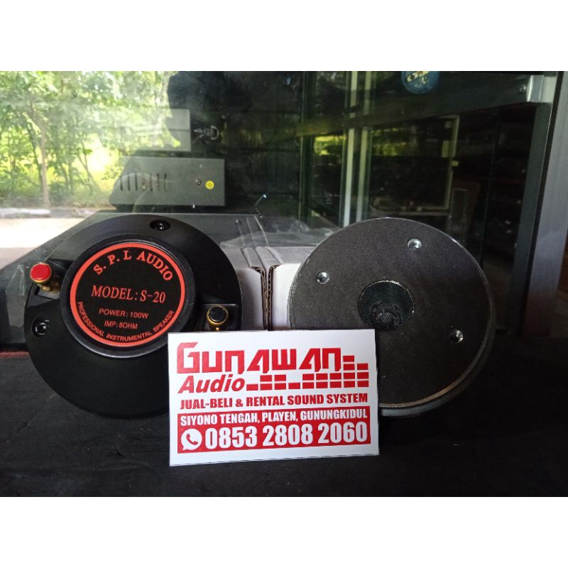 driver twiter 1,5inch spl audio s 20 original product