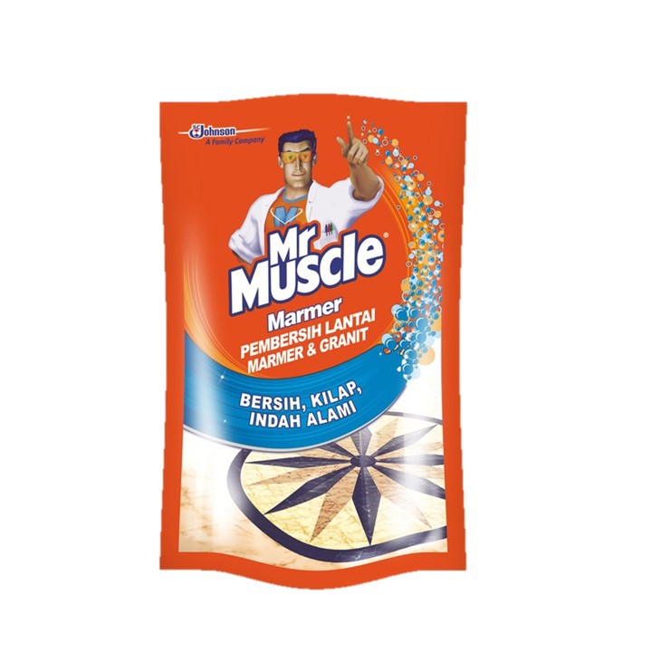 Mr. Muscle Marmer Pembersih Lantai Marmer & Granit Pouch 720 ml