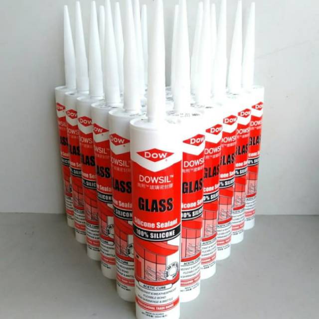 Lem Kaca Silicone Sealant DOWSIL GLASS  / DOWSIL ASAM ACETIC