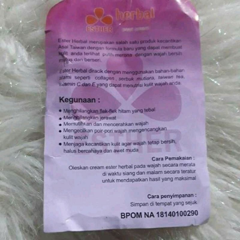 cream herbal Esther