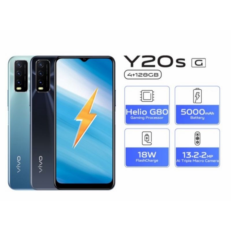 VIVO Y20S G Ram 4/128 Gb Garansi Resmi 1 Tahun