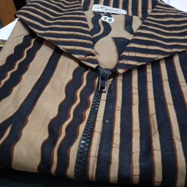 Adriani Tunik Sogan Seling Tunik Batik Cantik Modern Tunic Batik Busui Murmer Batik Seragaman Sogan