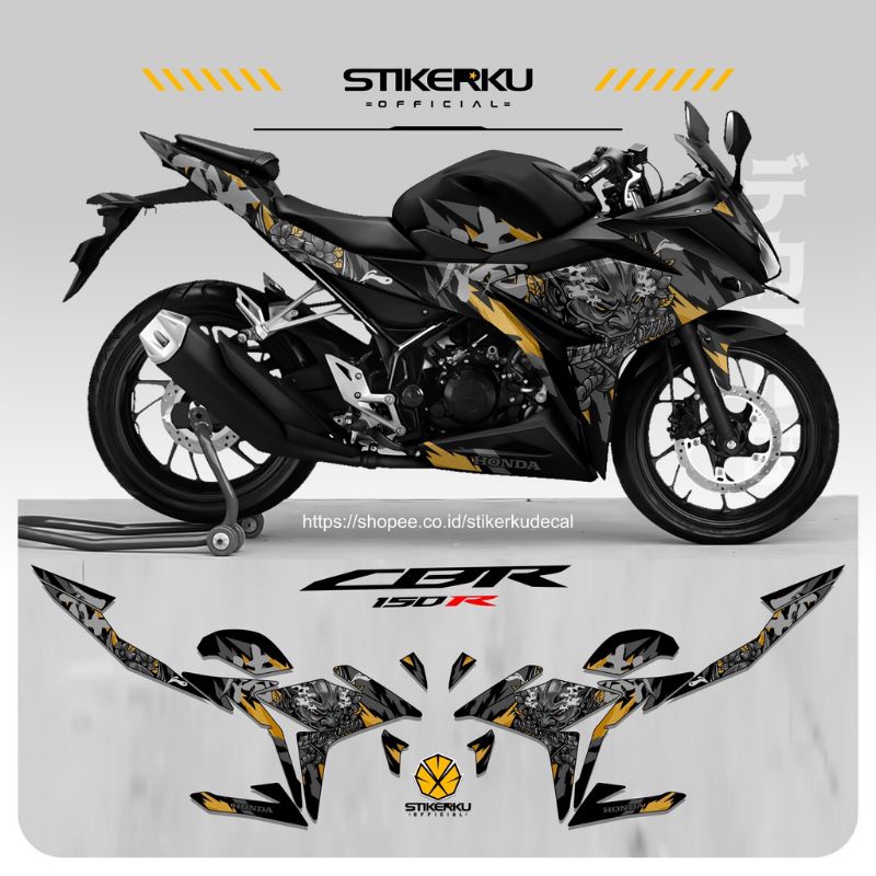 Striping Motor Cbr 150R/Stiker Variasi Body Motor Cbr 150R