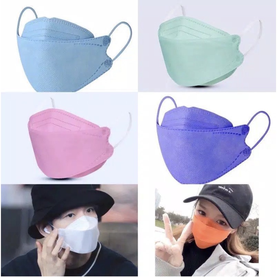 MASKER KF94 4PLY / MASK MOUSON KF94 KOREA 4 PLY TERSEDIA BANYAK WARNA !!! PAK PRESIDEN PERNAH BELI INI LOH!