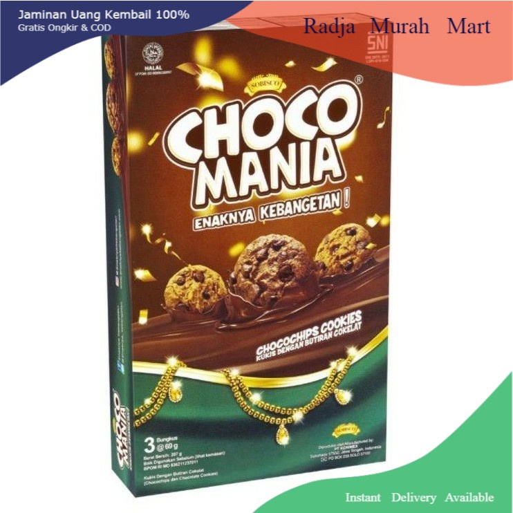 Sobisco Choco Mania cookies chip 207gr 207g 207 gram / Sobisco / Choco Mania / cookies chip