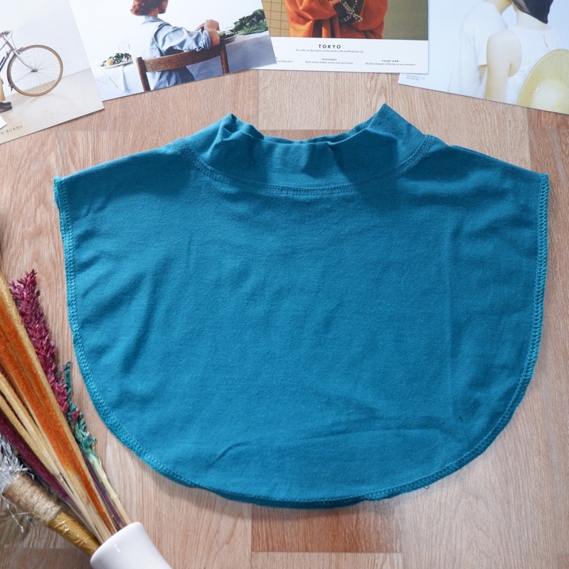 Manset Leher Bahan Kaos Termurah-Dark toska