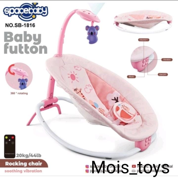 Bouncer Kursi Goyang Bayi Space Baby SB1816 SB 1816 Electric Baby Futton