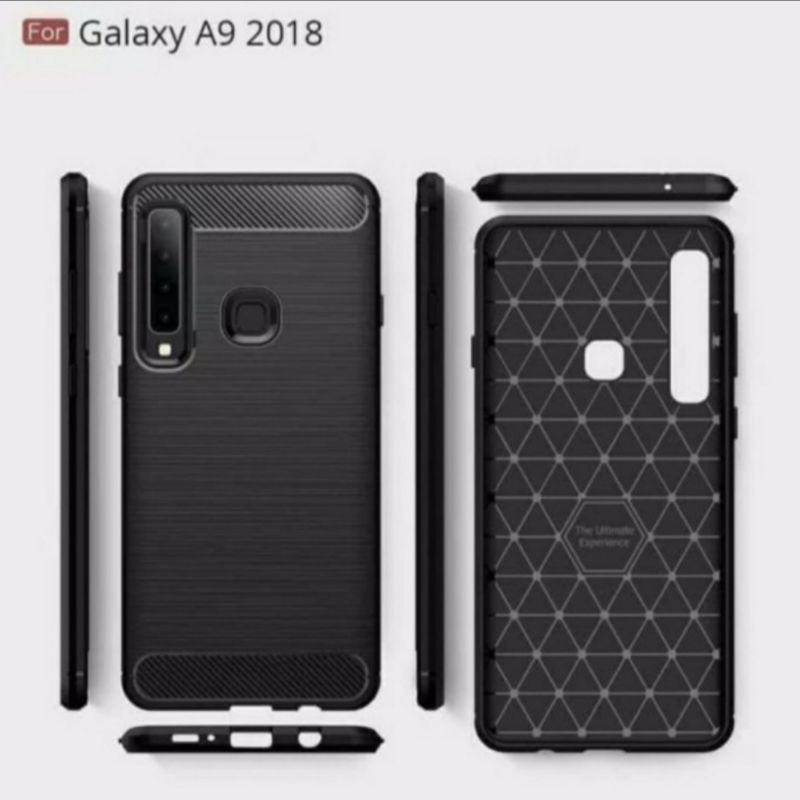 Samsung A9 2018 soft case silikon carbon